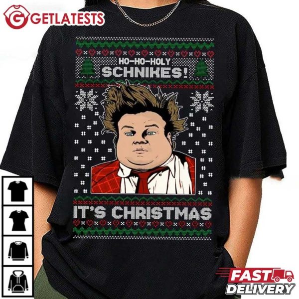 Tommy Boy Ho Ho Holy Schnikes It's Christmas T Shirt (1)