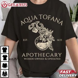 Feminist Aqua Tofana Apothecary Vintage T Shirt (1)