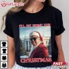 I'll Be Home For Christmas Trump Santa Selfie White House T Shirt (1)