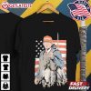 Duck Hunting Trump Camo Hello Hunting Season US Flag T Shirt (2)