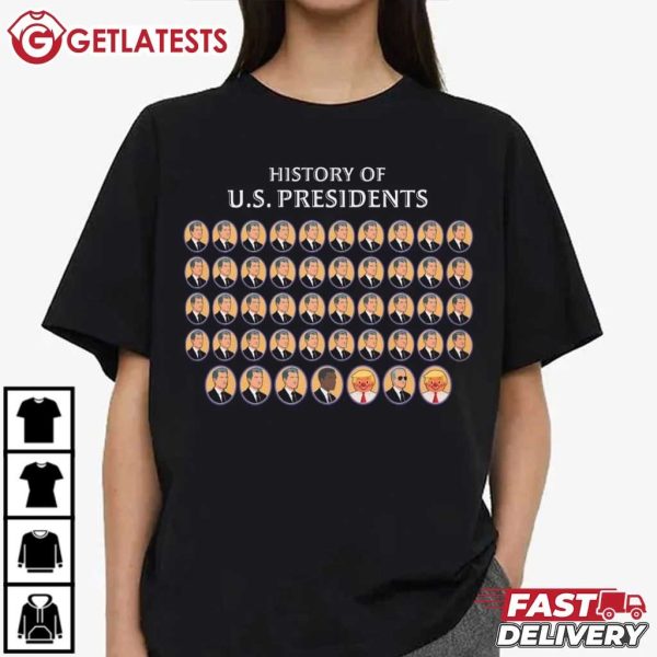 History of US Presidents Funny Political T Shirt (4)