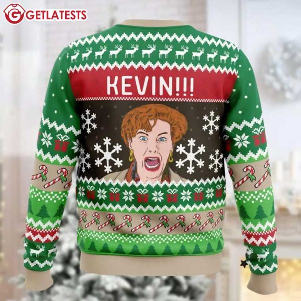 Kate McCallister Kevin Home Alone Ugly Christmas Sweater (2)