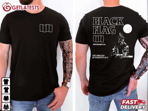 Black Flag The Process Weeding Out Music T Shirt (2)