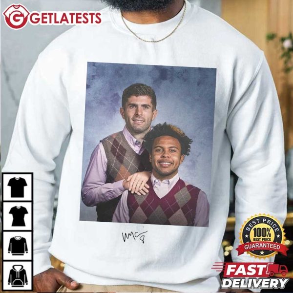 Christian Pulisic Weston Mckennie Step Brothers Signature T Shirt (1)