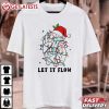 Cardiac Nurse Heart Anatomy Let It Flow Christmas T Shirt (2)