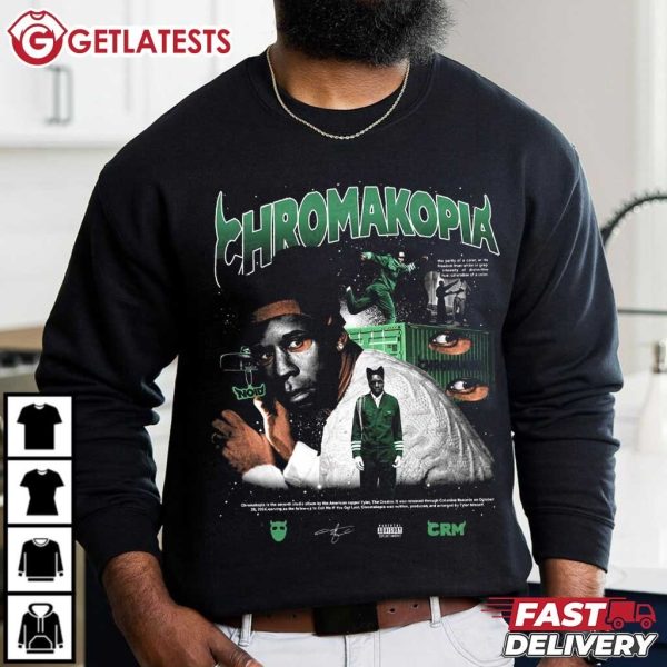 Chromakopia Tyler The Creator Noid Vintage Graphic T Shirt (1)