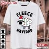 Fleece Navidad Christmas Light Funny Sheep T Shirt (2)