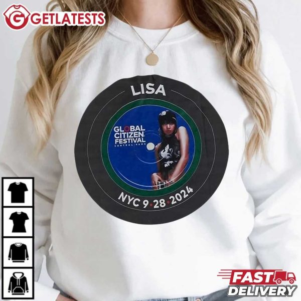 Lisa Global Citizen Festival Central Park 2024 Music T Shirt (3)