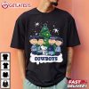 Peanuts Snoopy Dallas Cowboys Christmas Tree T Shirt (3)