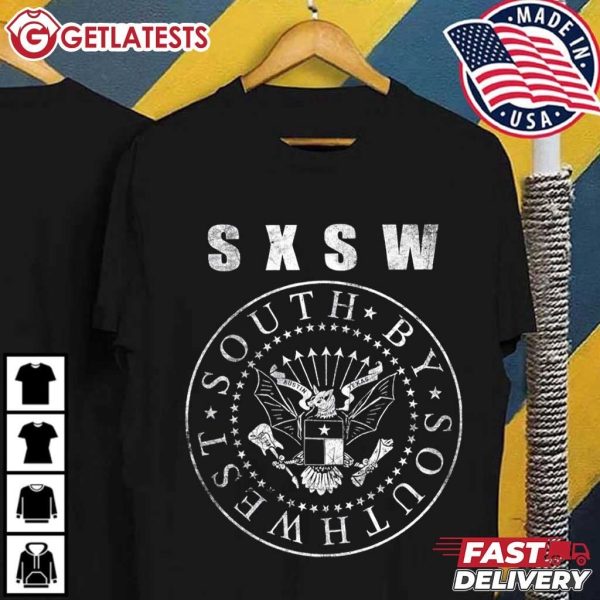 SXSW Bat South By Southwest Austin Texas T Shirt (2)