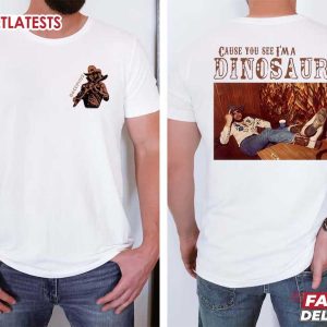 Hank Williams Jr Bocephus Dinosaur Music T shirt (1)