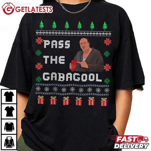 Tony Sopranos Pass The Gabagool The Sopranos Christmas T Shirt (4)