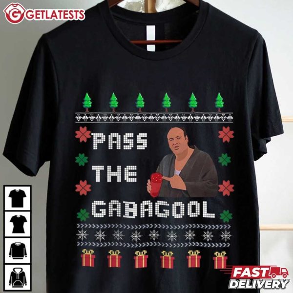 Tony Sopranos Pass The Gabagool The Sopranos Christmas T Shirt (3)