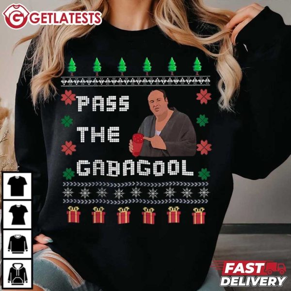 Tony Sopranos Pass The Gabagool The Sopranos Christmas T Shirt (2)