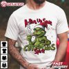 Rolling Up Some Christmas Spirit Grinch T Shirt (4)