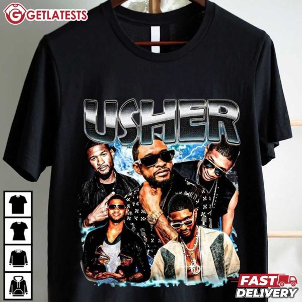 Usher Graphic Vintage Style Gift For Fan T Shirt (2)