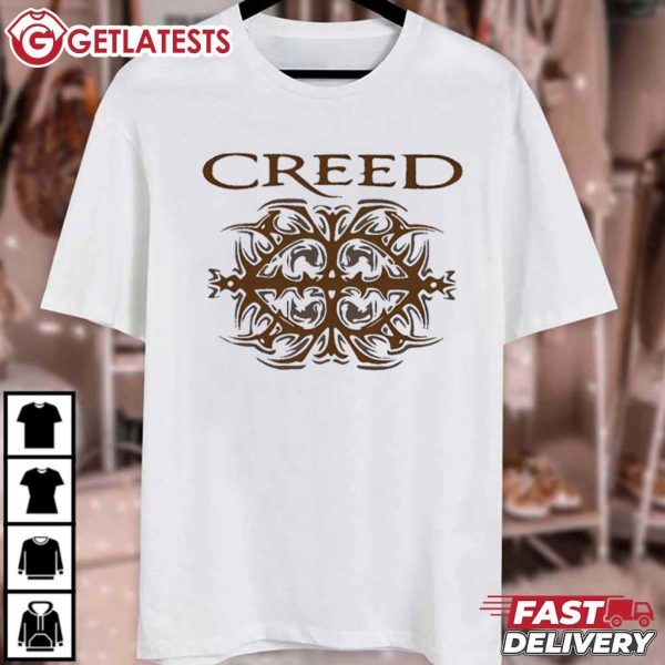 Creed Band Logo Vintage Style Fan Gift T Shirt (2)