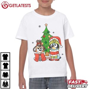 Bluey And Bingo Grinchmas Merry Christmas T Shirt (4)