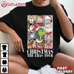 Christmas The Eras Tour Funny Christmas Movie T Shirt (3)