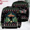 Bigfoot UFO Believe Christmas Tree Ugly Sweater (1)