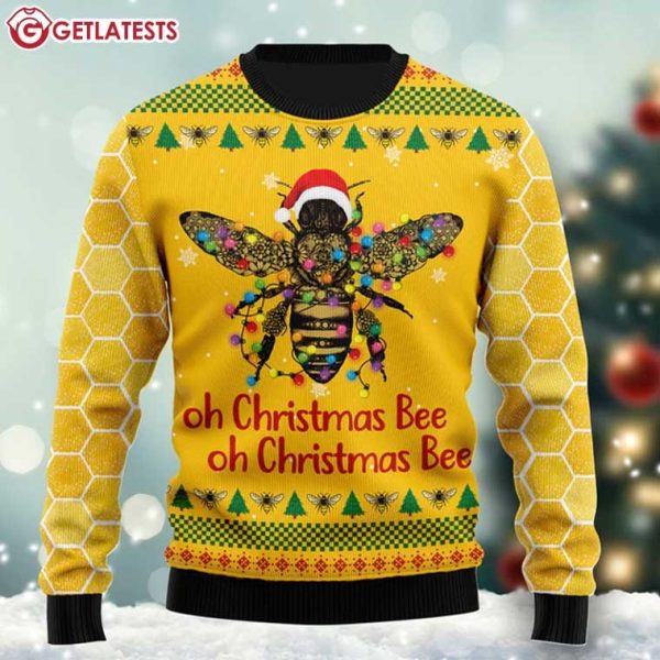 Oh Christmas Bee Ugly Christmas Sweater (3)