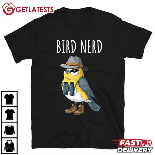 Bird Nerd Funny Bird Watching Bird Lover T Shirt (2)