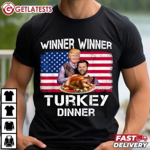 Trump Vance Winner Winner Turkey Dinner Thanksgiving T Shirt (3)