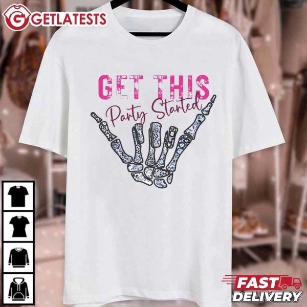 Pink Singer Get This Party Started Music T Shirt (2)