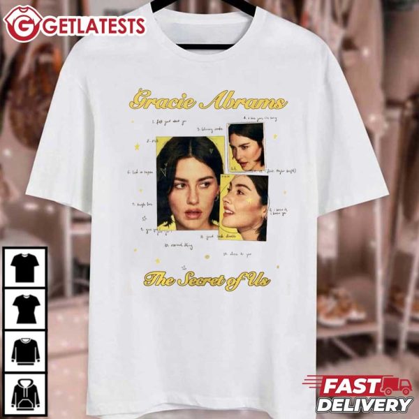 Gracie Abrams The Secret Of Us Album Music T Shirt (2)