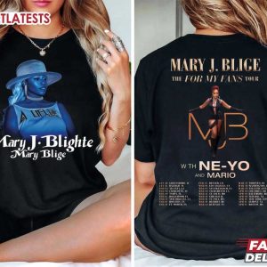 Mary J Blige The For My Fans 2025 Tour Music T Shirt (1)