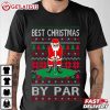 Santa Golf Best Christmas By Par Golf Lover T Shirt (3)