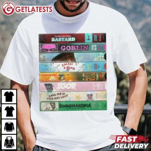 Tyler The Creator VHS Discography Gift For Fan Music T Shirt (3)