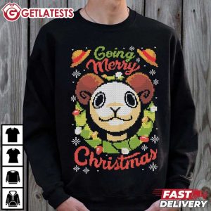 Going Merry Christmas One Piece Anime T Shirt (1)