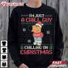 Chill Guy Chilling On Christmas Funny Meme T Shirt (1)