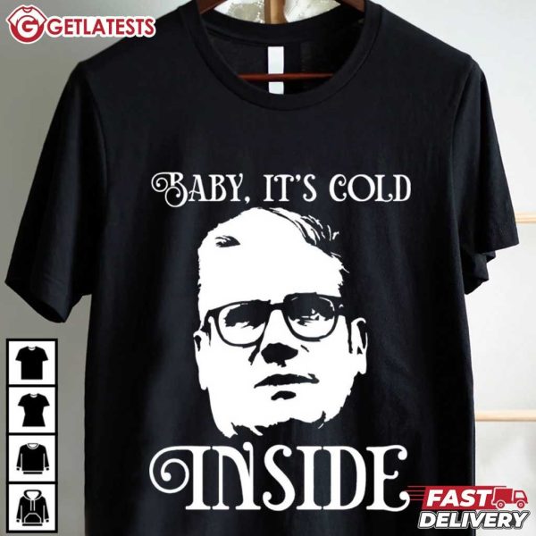 Keir Starmer Baby It's Cold Inside Funny Political Christmas T Shirt (2)