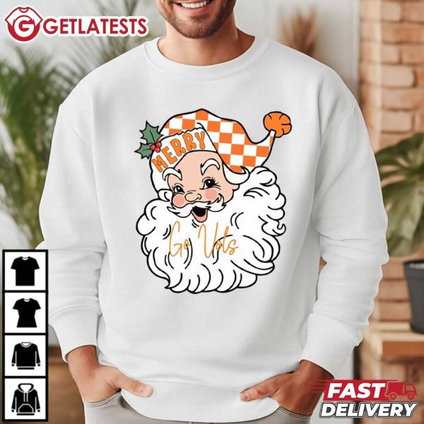 Tennessee Volunteers Go Vols Santa Merry Christmas T Shirt (1)