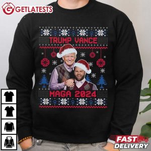 Trump Vance MAGA 2024 Funny Christmas T Shirt (1)