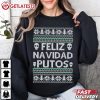 Feliz Navidad Putos Gothic Skull Christmas T Shirt (4)