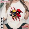 Deadpool And Wolverine Cute Chibi Movie T Shirt (3)