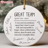 Coworker Great Team Personalized Christmas Ornament (1)