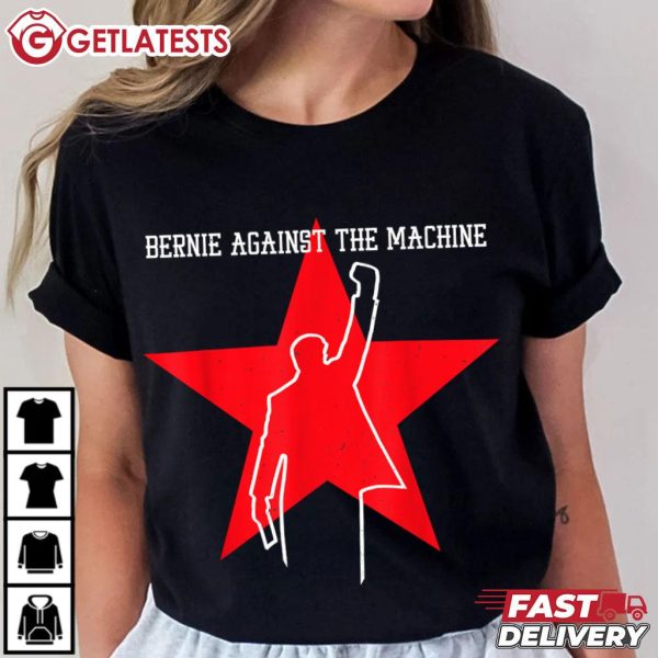 Bernie Sanders Rage Against The Machine Red Star T Shirt (1)