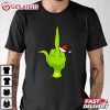 Grinch Hand Middle Finger Funny Xmas Santa T Shirt (2)