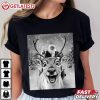 Funny Reindeer Selfie Santa Christmas Gifts T Shirt (1)