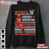 Merry Swishmas Santa Plays Basketball Funny Christmas T Shirt (2)