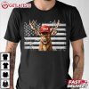 Retro Deer Maga USA Flag Hunting Season T Shirt (3)