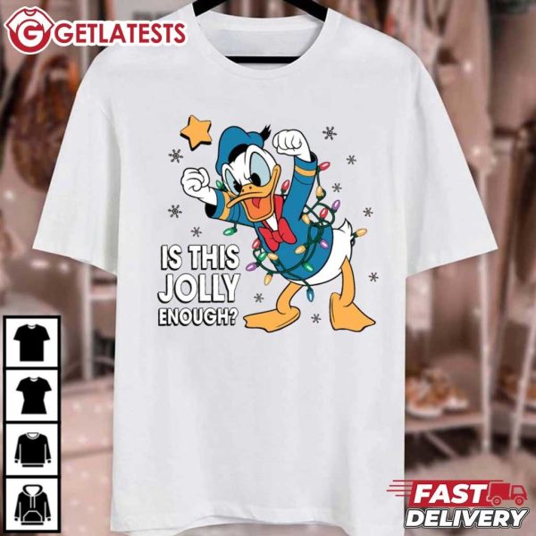 Donald Duck Is This Jolly Enough Funny Christmas T Shirt (2)