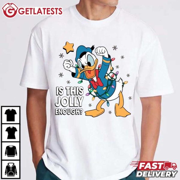 Donald Duck Is This Jolly Enough Funny Christmas T Shirt (4)