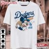 Mickey Mouse Dodgers 1958 Baseball T Shirt (2)