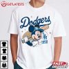 Mickey Mouse Dodgers 1958 Baseball T Shirt (4)