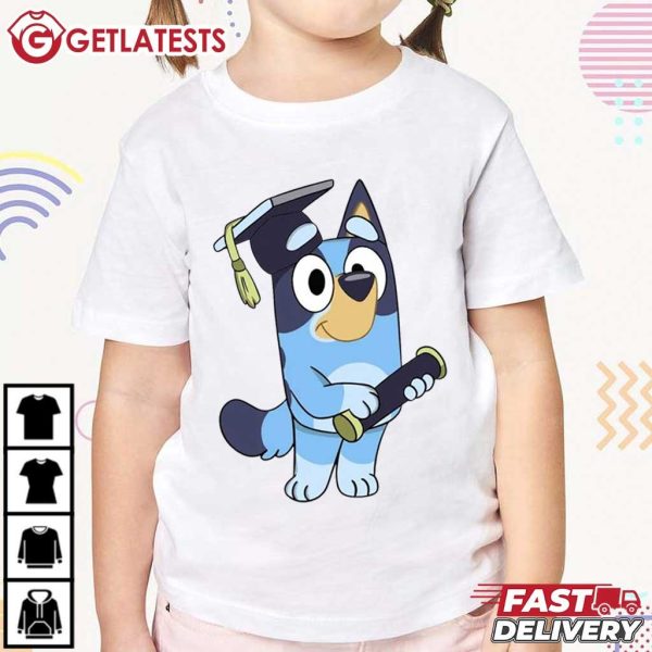 Bluey Dog Graduate Cute Preschool Graduation Gift T Shirt (4)